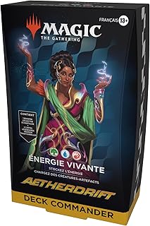 Sponsorisé Deck Commander Magic: The Gathering Aetherdrift - Énergie Vivante (Version Française)