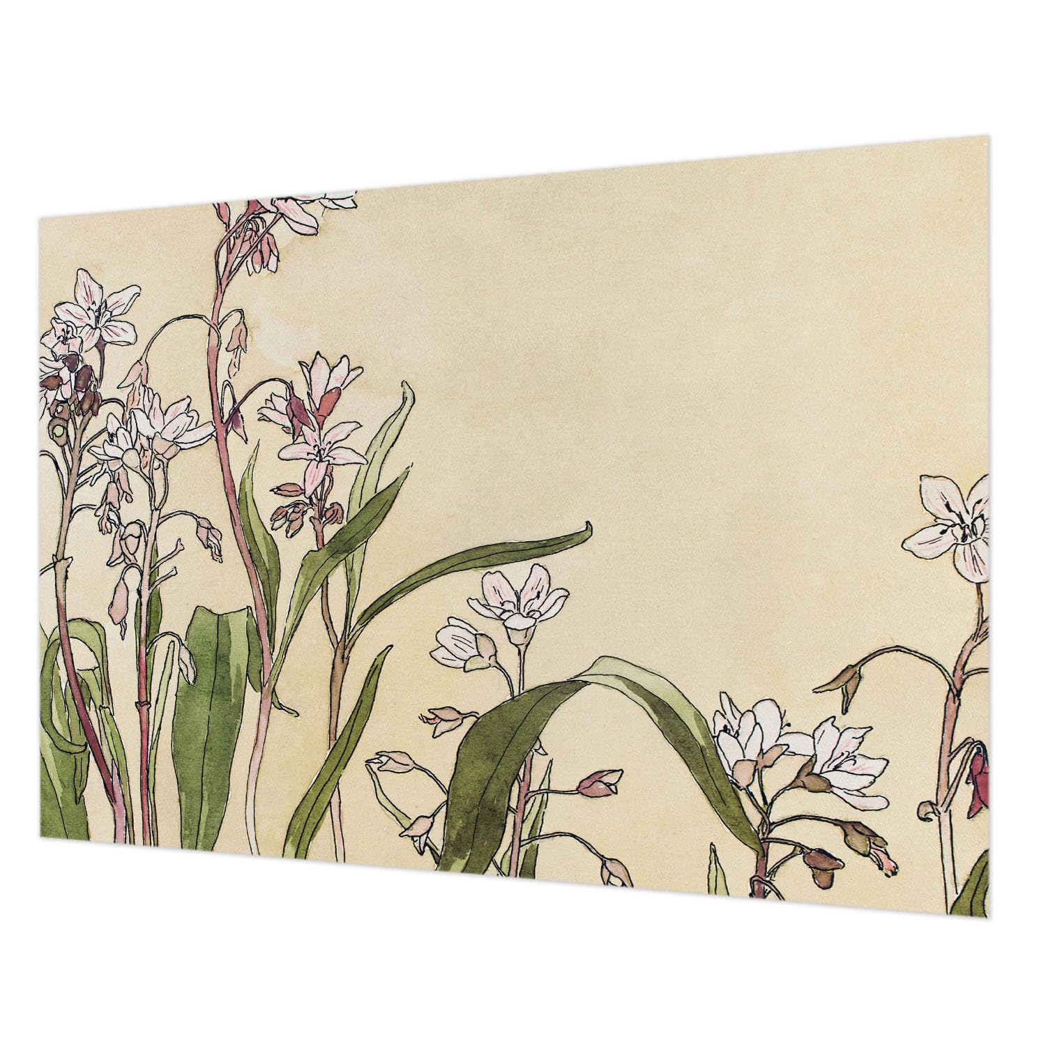 Papier peint intissé 208x146 cm élégance florale pour salon