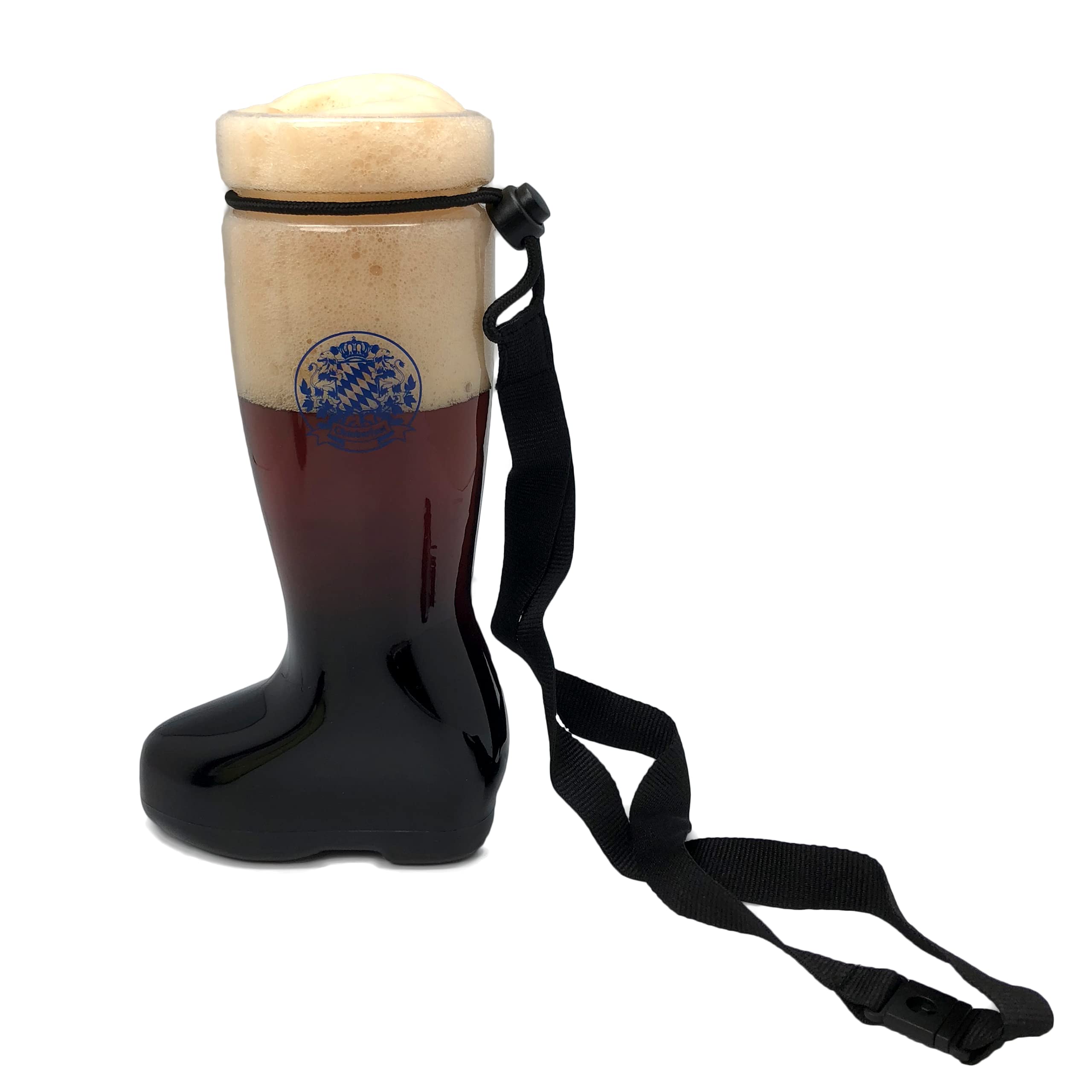 Oktoberfest Haus Das Boot Oktoberfest Coat of Arms Made in USA 1 Liter Quality Plastic Beer Boot