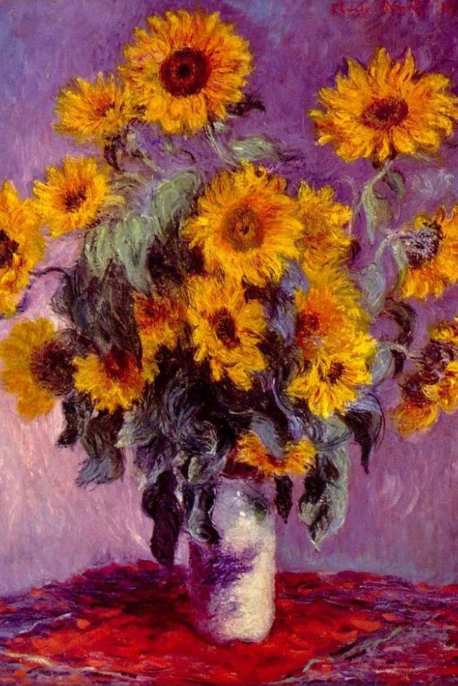 Amazon.com: Claude Monet Bouquet of Sunflowers 1881