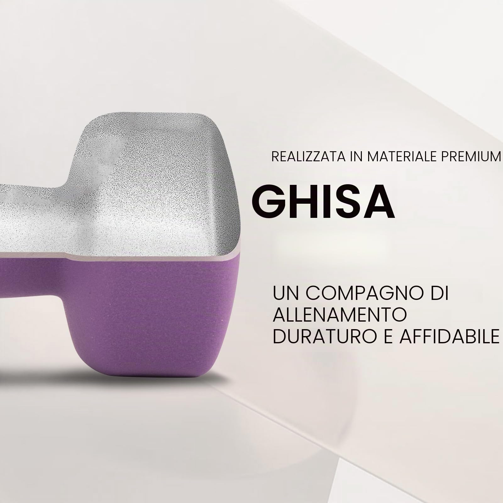 TEENO Manubrio in neoprene 9/12kg con supporto – Set di 6 manubri per allenamento per donne e uomini, antiscivolo, fitness a casa, allenamento braccia spalle