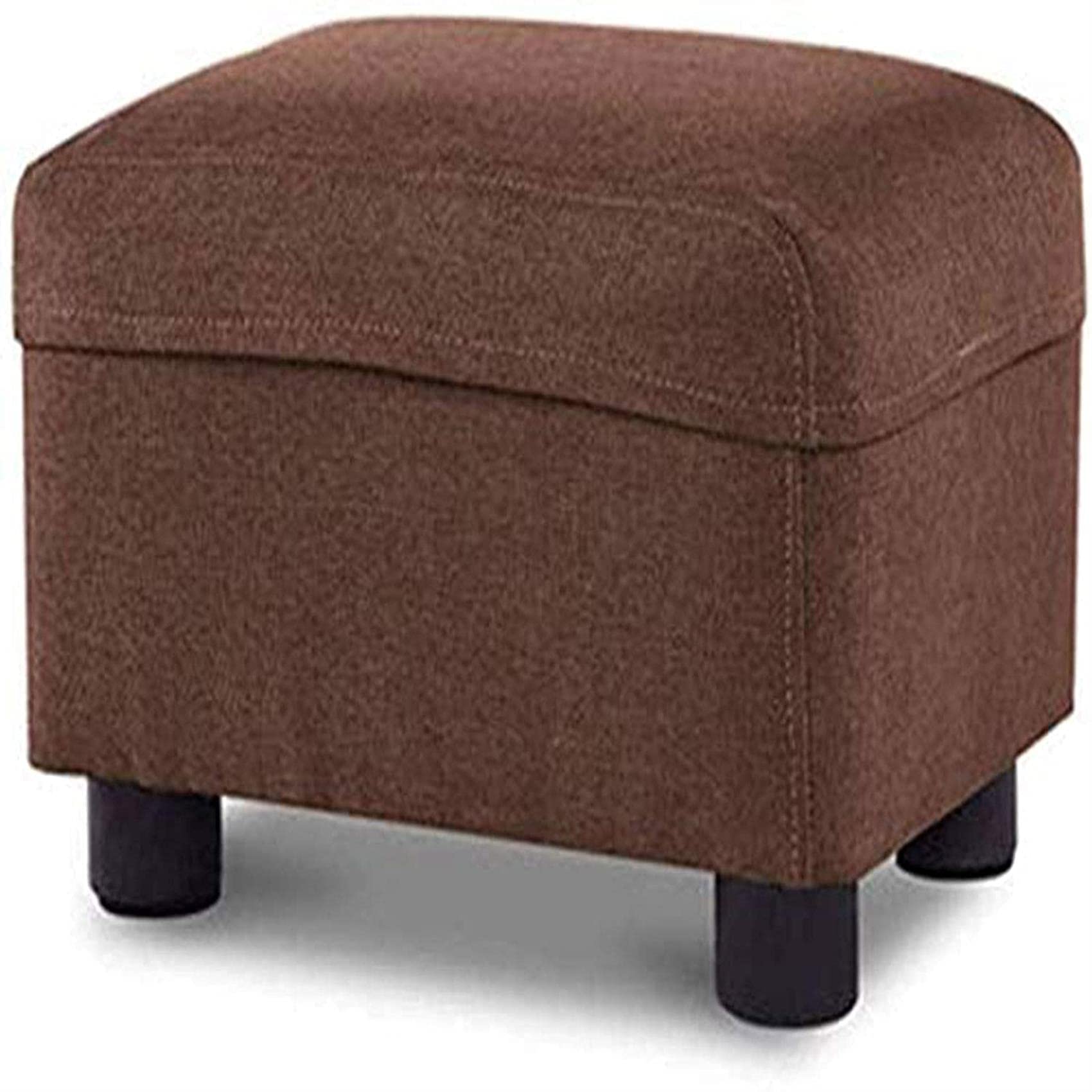 Multi-fonction en tissu repose-pieds canapé et tabouret carré de rangement