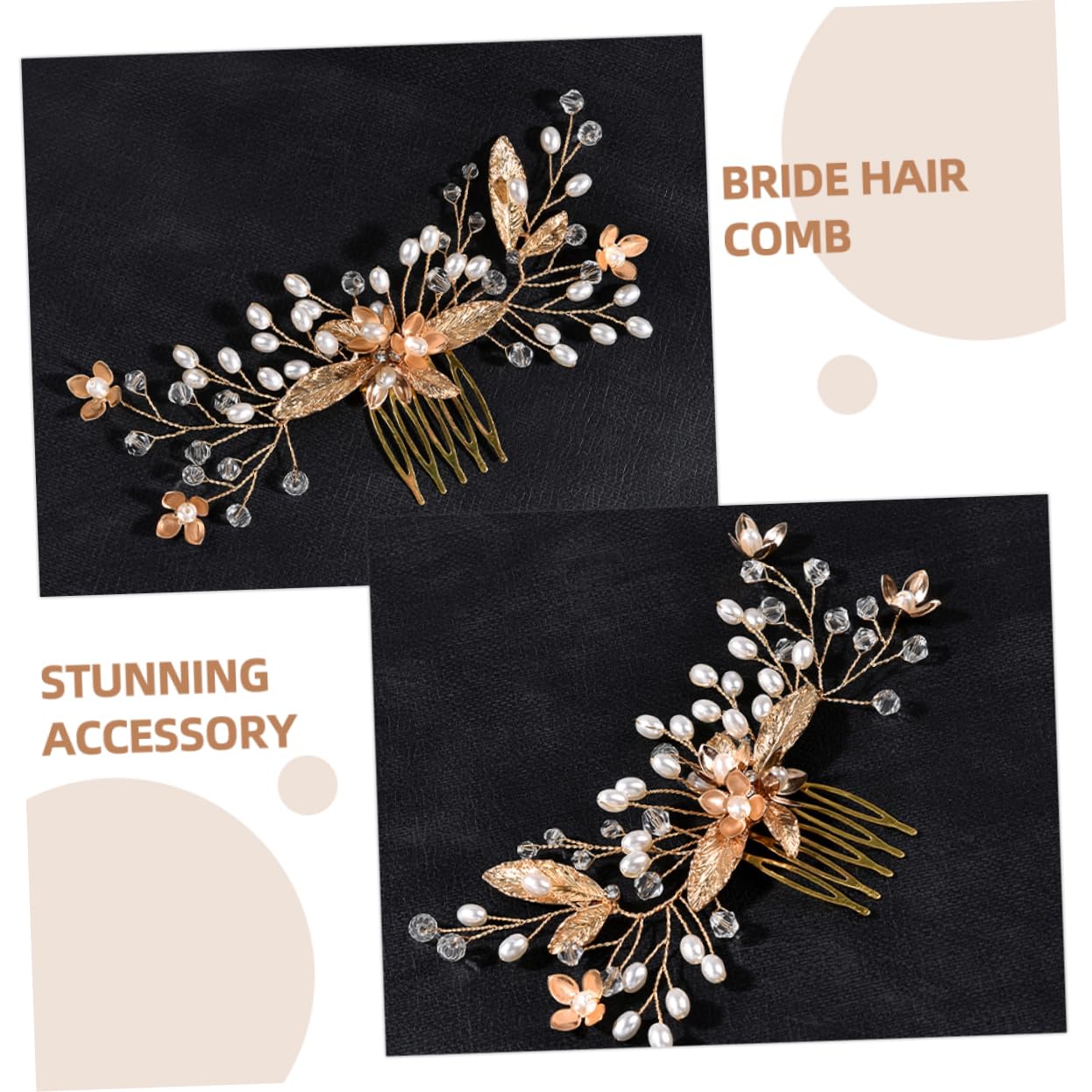 FRCOLOR 5stücke Braut Haarschmuck Haarkamm Funkelnde Haarschmuck Für Hochzeiten Eleganter Kopfschmuck Für Bräute Handgefertigte Haaraccessoires