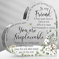 Vista 21 de Spiareal Regalos de amigos para mujeres, amistad, mejor amiga, Día de Galentine, placa de regalo de cumpleaños para hermana de flores, regalo