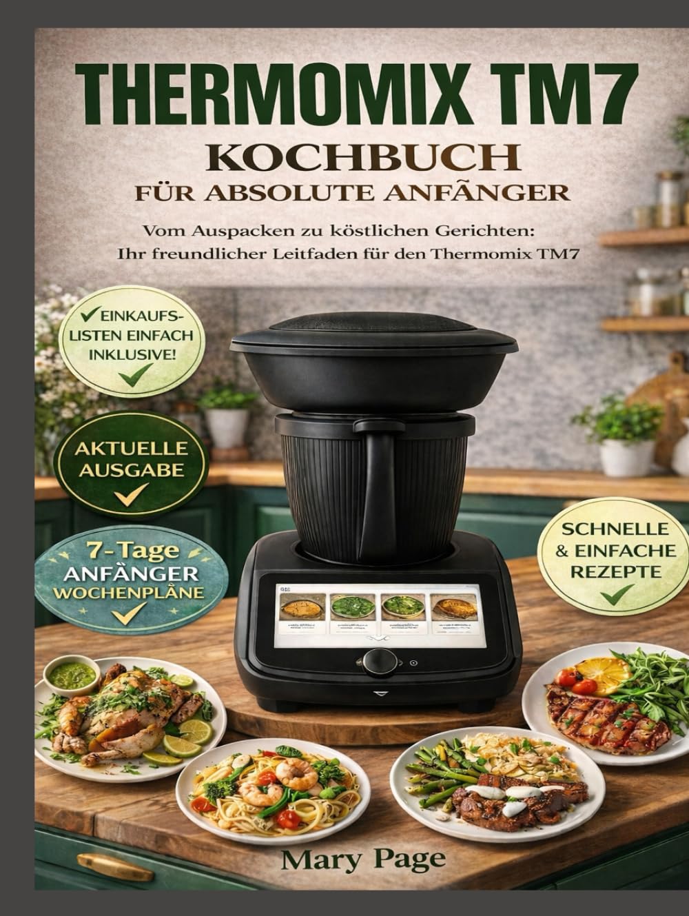THERMOMIX TM7 KOCHBUCH FÜR ABSOLUTE ANFÄNGER: Vom Auspacken bis zu köstlichen Mahlzeiten: Ihr persönlicher Leitfaden für den Thermomix TM7