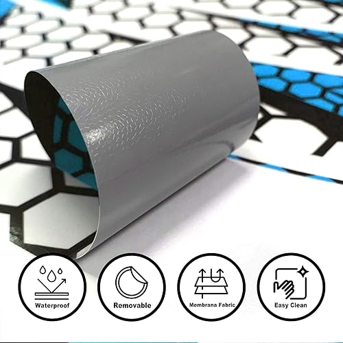 Vista 19 de MC MOTOPARTS Calcomanías de pared para llantas de 17 pulgadas, compatible con motocicletas de 17 pulgadas (naranja)