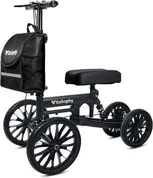All Terrain Knee Scooter for Adults, Black