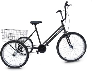 TRICICLO ARO 26 - SUPER LUXO - 6 OPÇÕES DE CORES*
