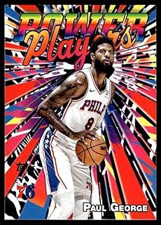 2025-26 TOPPS FLAGSHIP POWER PLAYERS #PP-11 PAUL GEORGE PHILADELPHIA 76ERS BASKETBALL OFFICIAL TRADING CARD OF NBA
