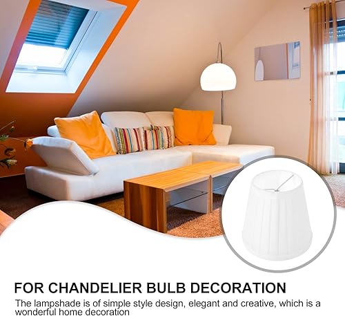 Miniatura 2 de Pantalla de lámpara colgante, pantalla de tela, 1 unidad, pantalla decorativa, exquisita, clip en tela, lámpara de mesa, accesorio de luz de tela,