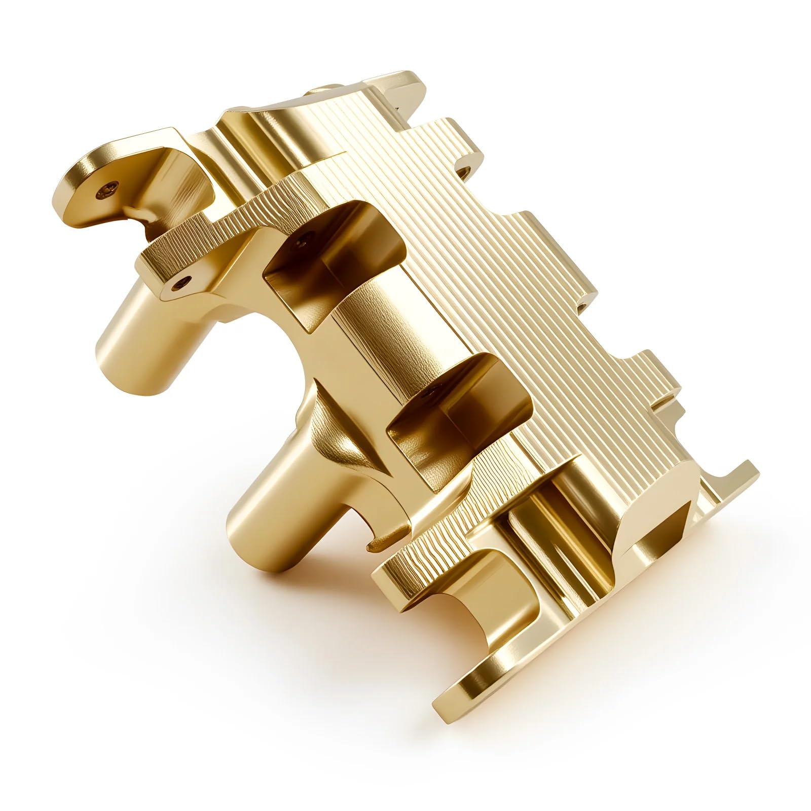 Per SCX30 1/30 Rc Auto 4X4 RTR Spazzolato Per Rock Crawler 16g Ottone Piastra Paramotore Trasmissione Custodia Accessori Parti Di Aggiornamento RC Modelli Pezzi