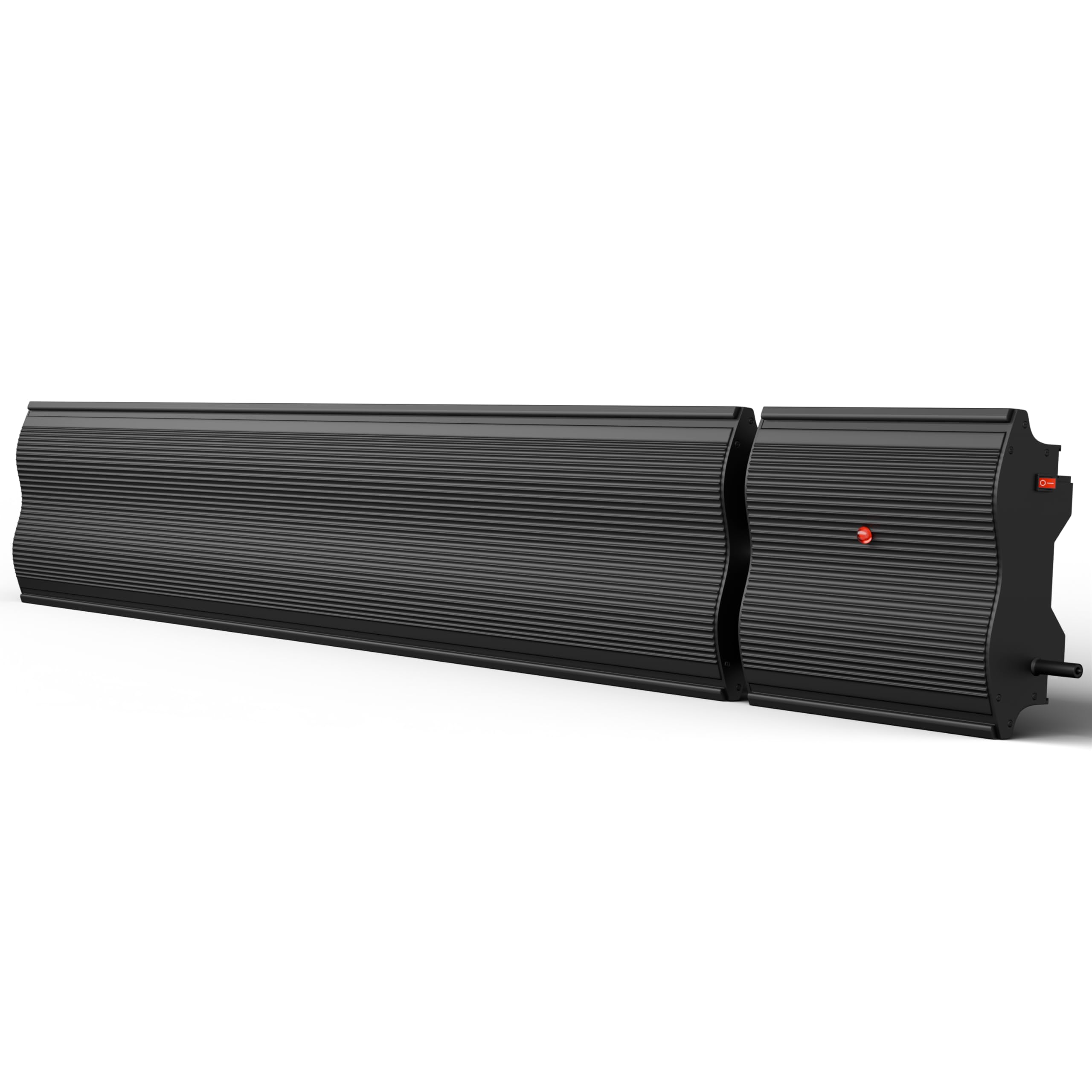 Radi8 Industries Far Infrared Electric Bar Heaters | Low Energy Wall Mounted, Without LED, Wifi/Thermostat, (1240x200x63mm) 4ft-1800W (220-240V/50Hz), UK-Brand