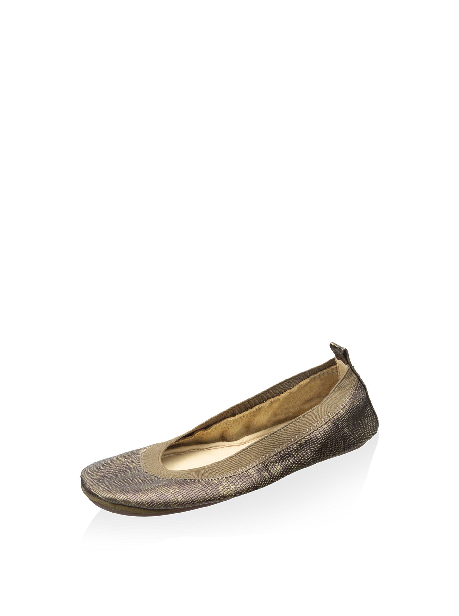Yosi Samra Women's Samara Metallic Flats, Bronze