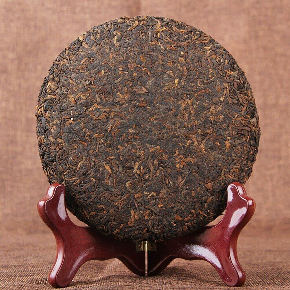 Thé Pu-erh Gâteau d'or du Palais Thé Puer mûr 200g Yunnan Menghai Grand arbre Shu Thé Pu-erh(200g*2)