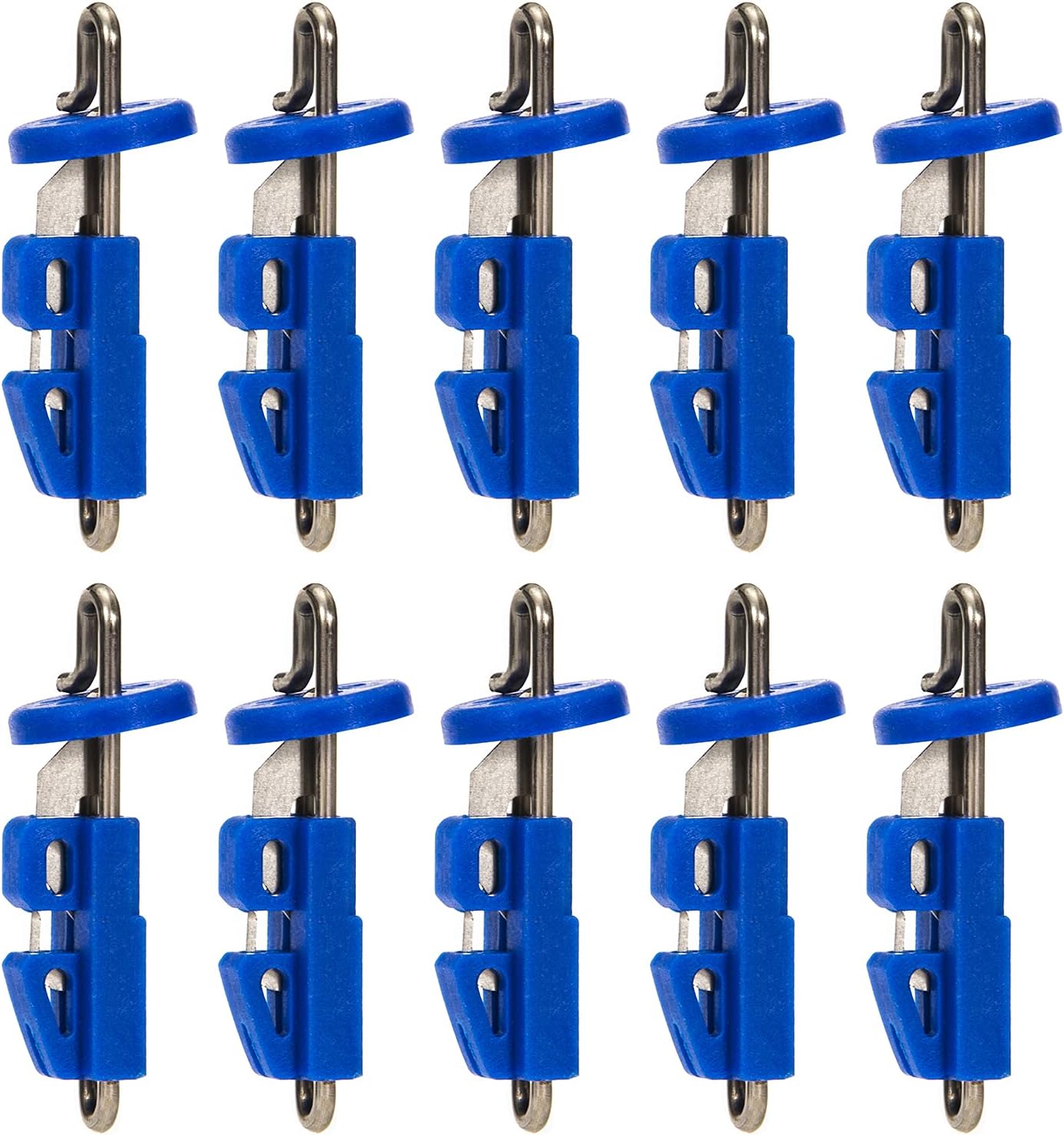 Qunan 10 Pa Sea Bait Clips Fishing Hook Qui Rel Clips