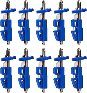 mewmewcat 10pcs Sea Fishing Bait Clips Fishing Hook Quick Release Clips,Sea Fishing Bait Clips
