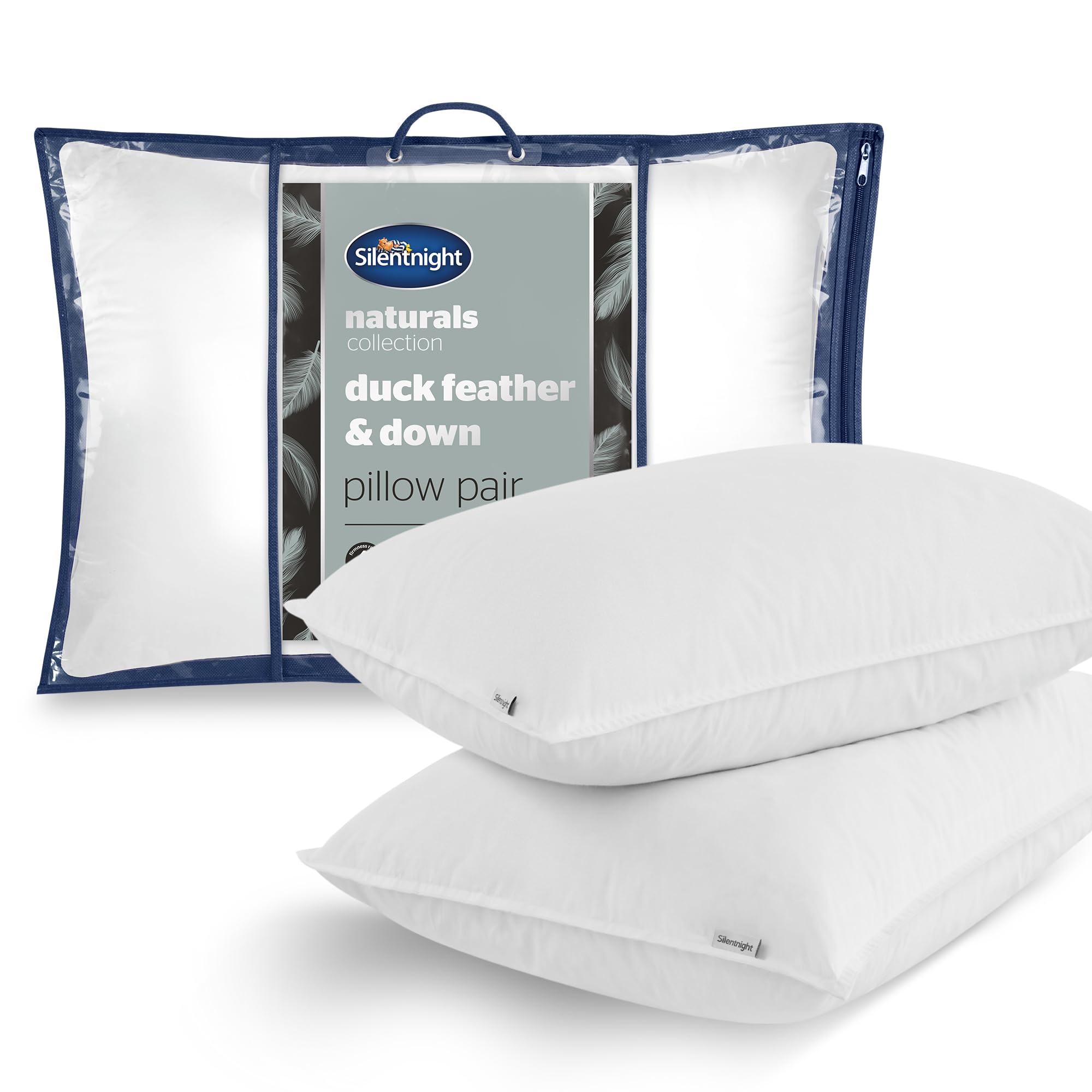 Silentnight Duck Feather Pillow Pair