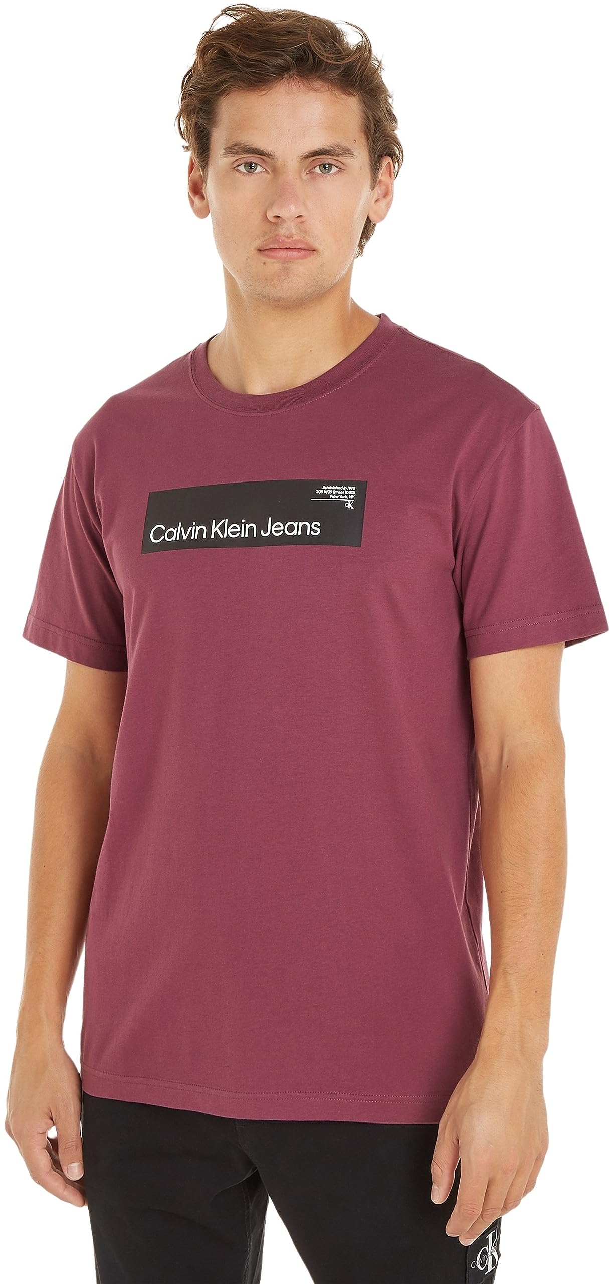 Calvin Klein Jeans Camisetas de Manga Corta para Hombre