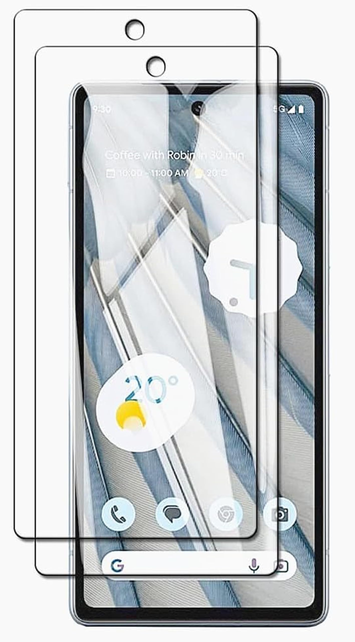 Amazon | 【2枚セット】Google Pixel 7A ガラスフィルム 指紋認証対応 