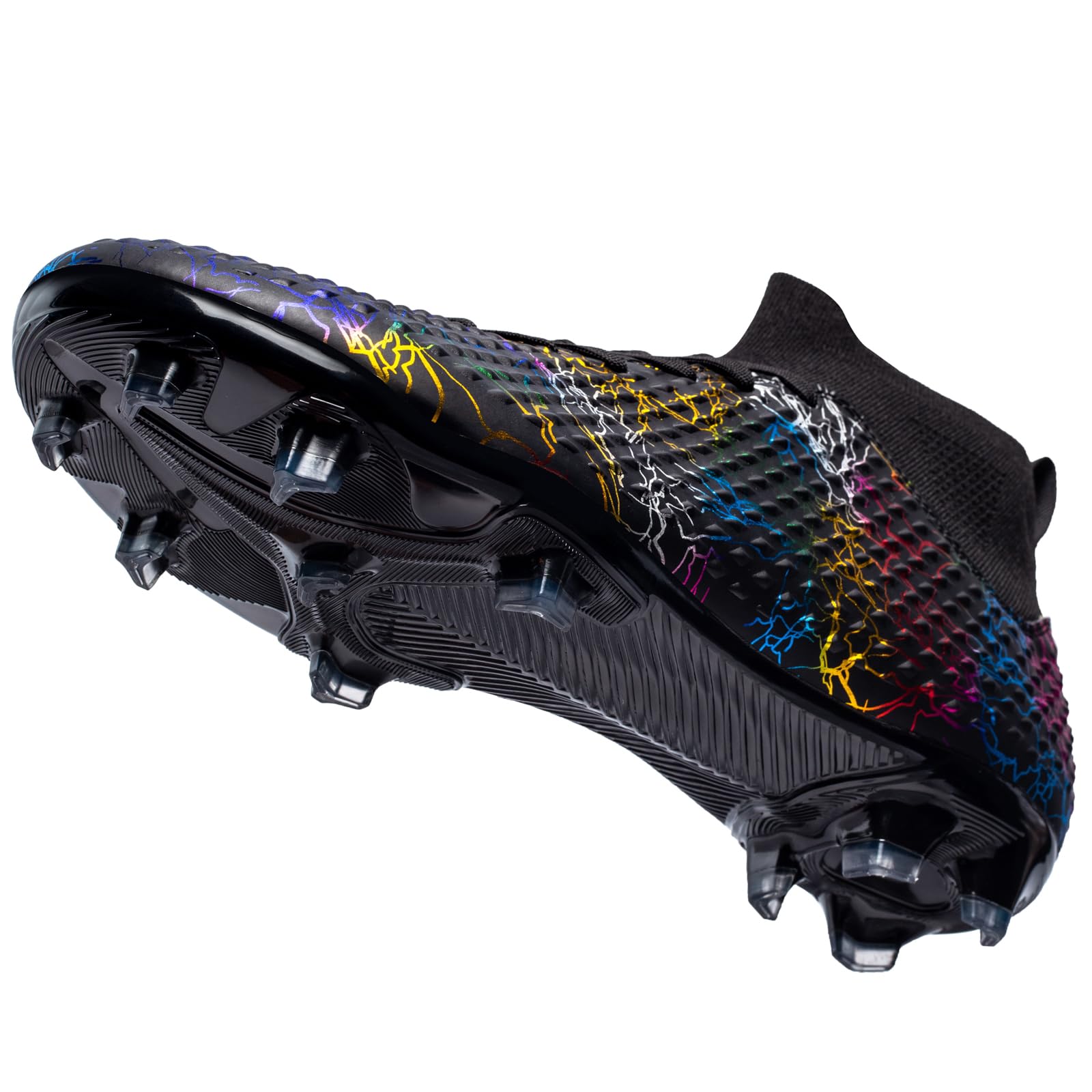 Football Boots Men Soccer Shoes Professional High Top Spike Cleats Young Kids Football Game Shoes Outdoor Sports Training Shoes Football Shoes