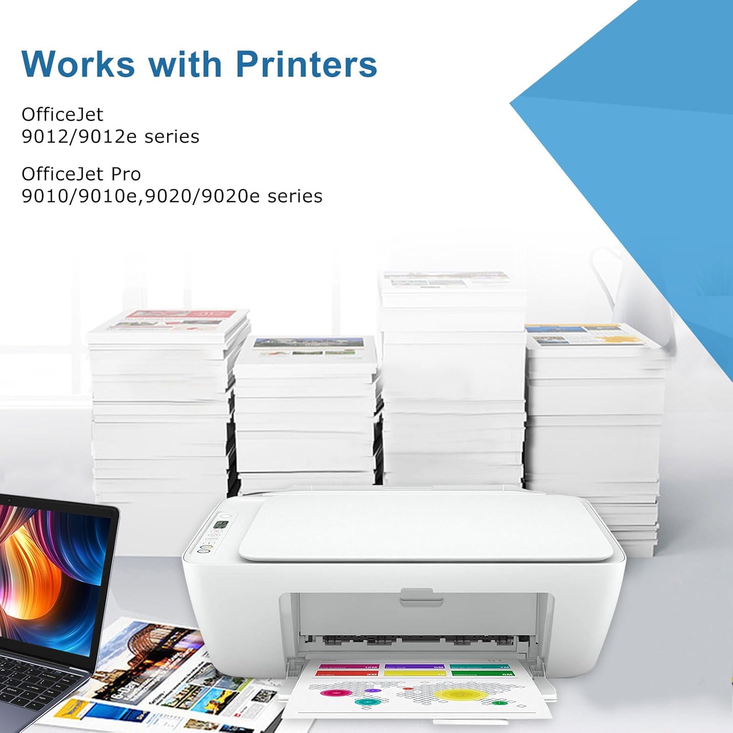 936 936XL Ink Cartridges Combo Replacement for HP 936e 936 936XL HP936 HP936e XL HP936XL for OfficeJet Pro 9125e 9120e 9730e 9130 9135e 9122e 9128e 9110b 9120b 9130b 9130e Printer (Chip Version-C74)