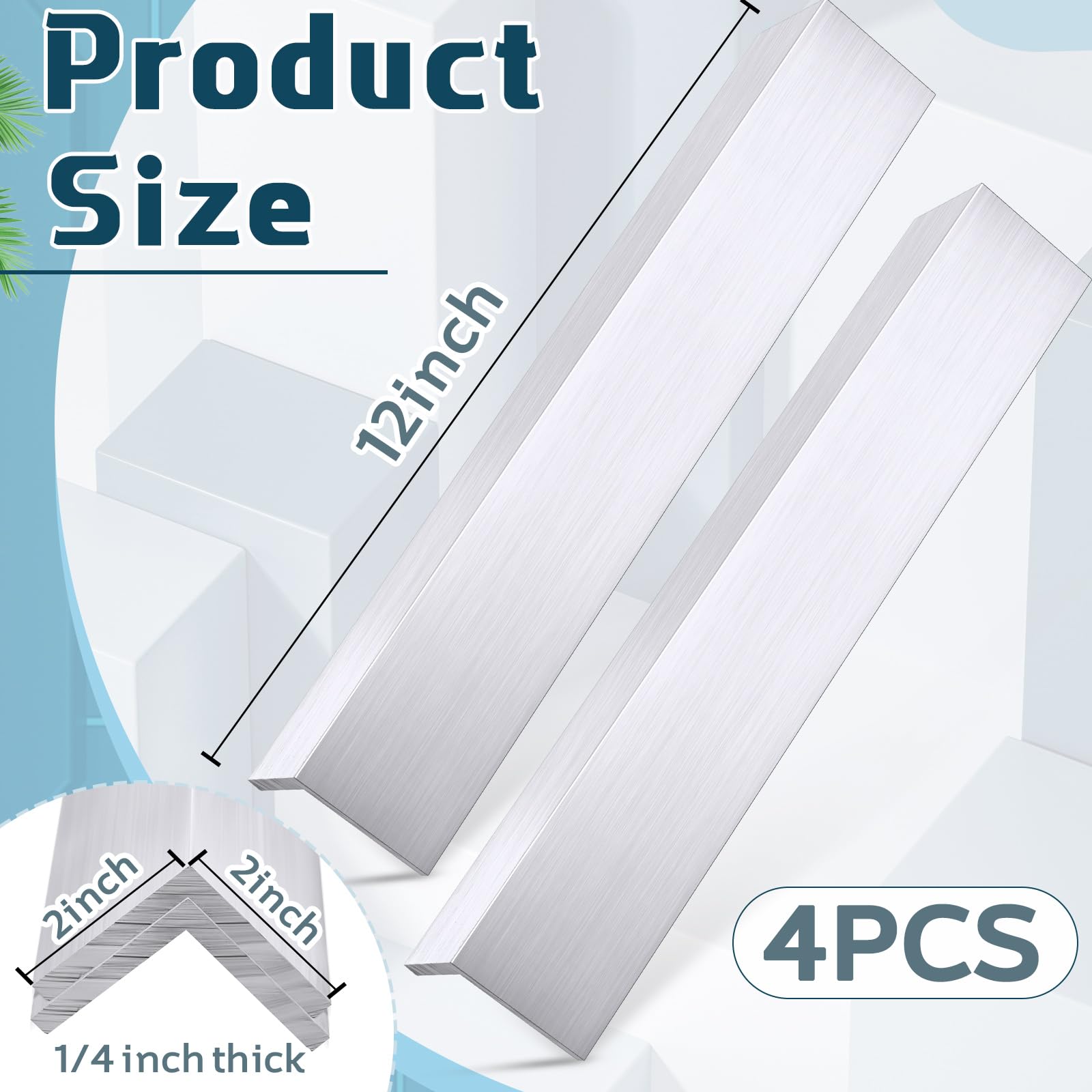 AIANページ Amazon.com: Hicarer 4 Pieces Aluminum Angle 2