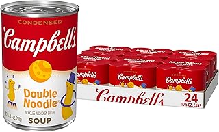 Campbell’s Condensed Kids Double Noodle Soup, 10.5 oz Can (24 Pack)