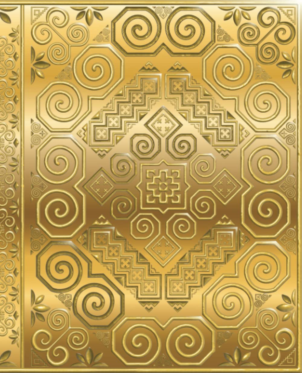 Hmong Inspired Composition Notebook Gold (Metallic Series): College Ruled | For Students | Drafters | Writers | Note Takers | Doodlers and more!