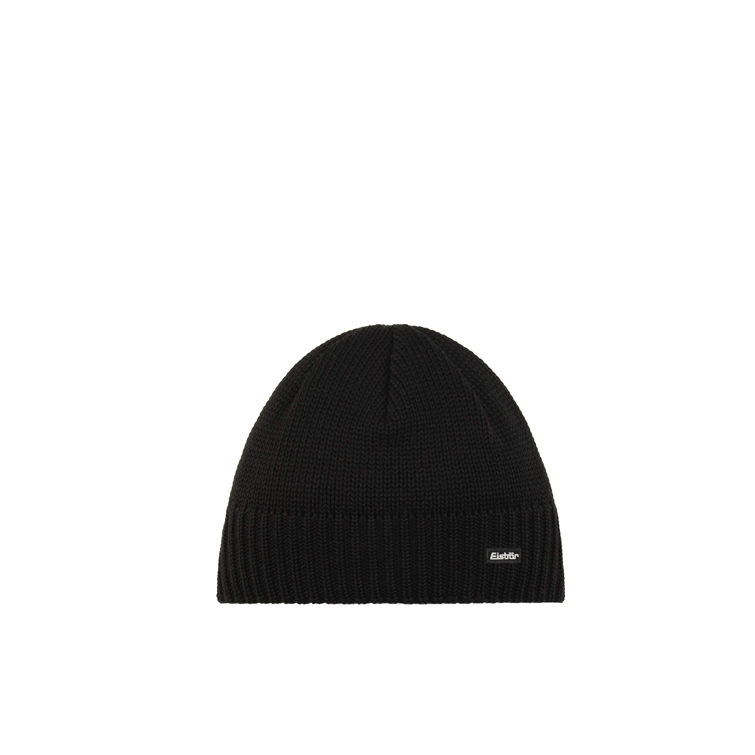 Eisbär Beanie Too, Unisex_Adult, 403011, Black - Black, One Size