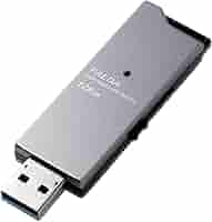 エレコム USBメモリUSB3.0対応 スライド式 高速転送 アルミ素材 128GB ゴールド MF-DAU3128GGD MF-DAU3128GGD_01.jpg
