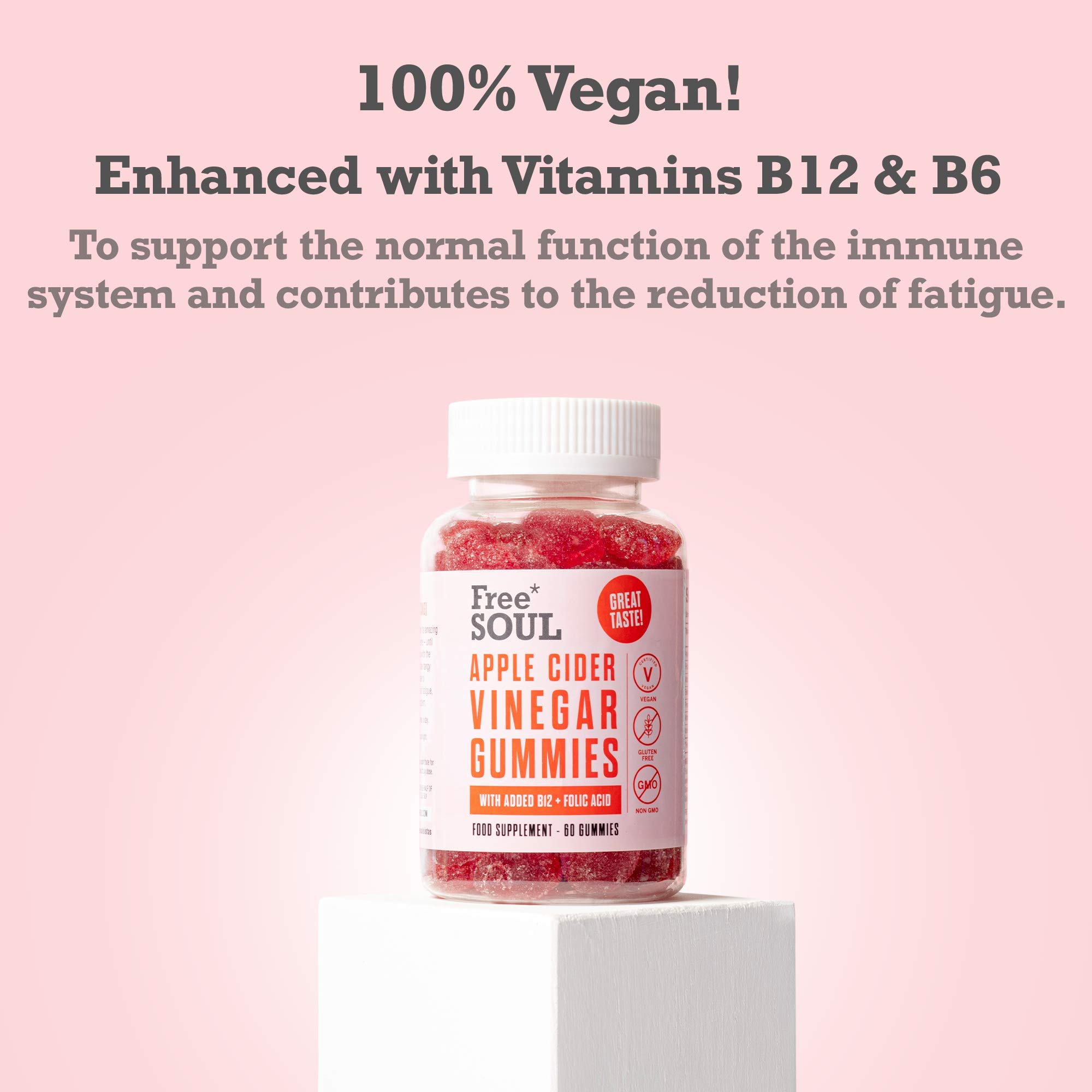 Apple Cider Vinegar Gummies with The Mother 1000mg Enhanced with