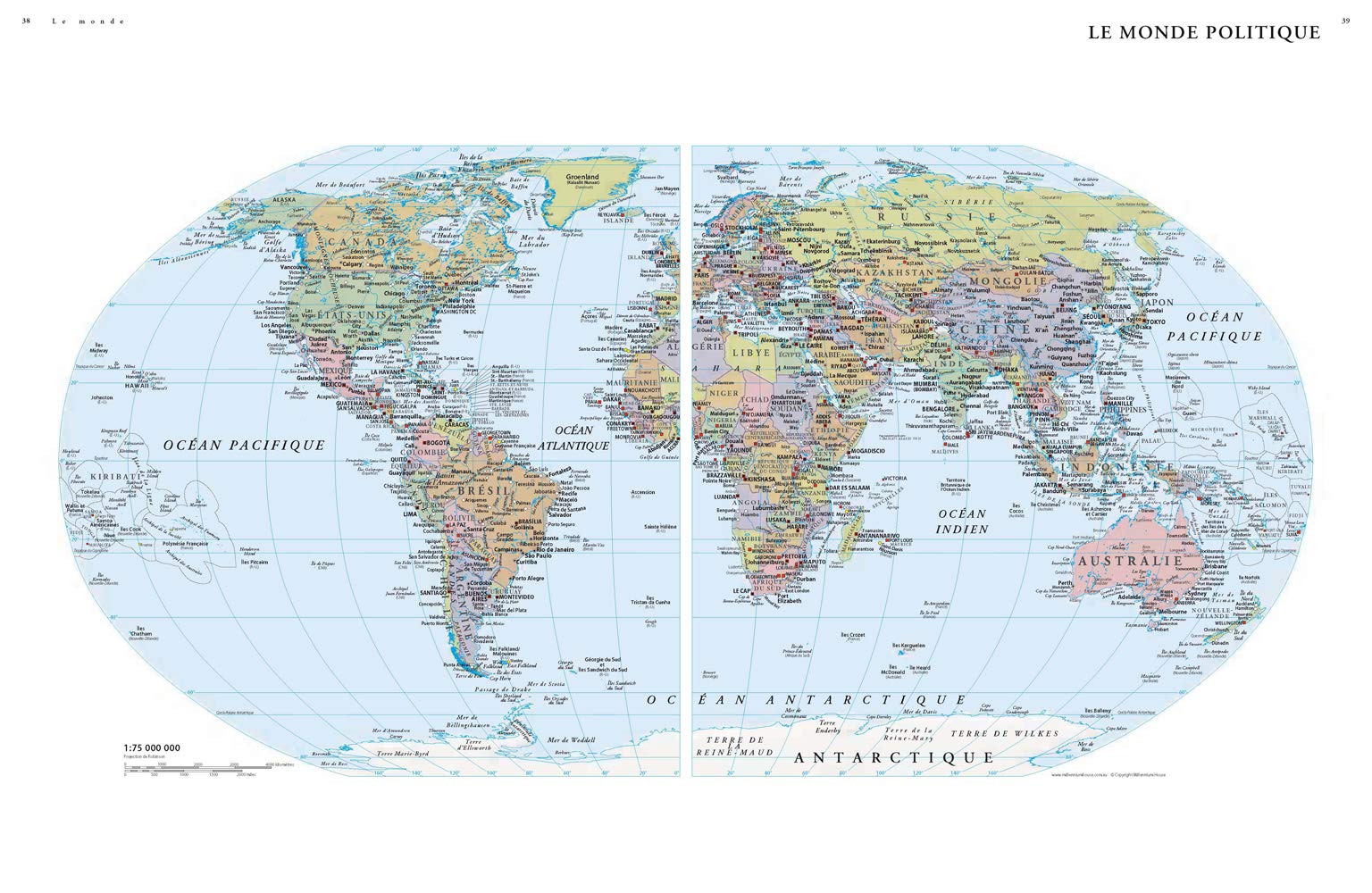 Atlas géographique - Nouvelle édition