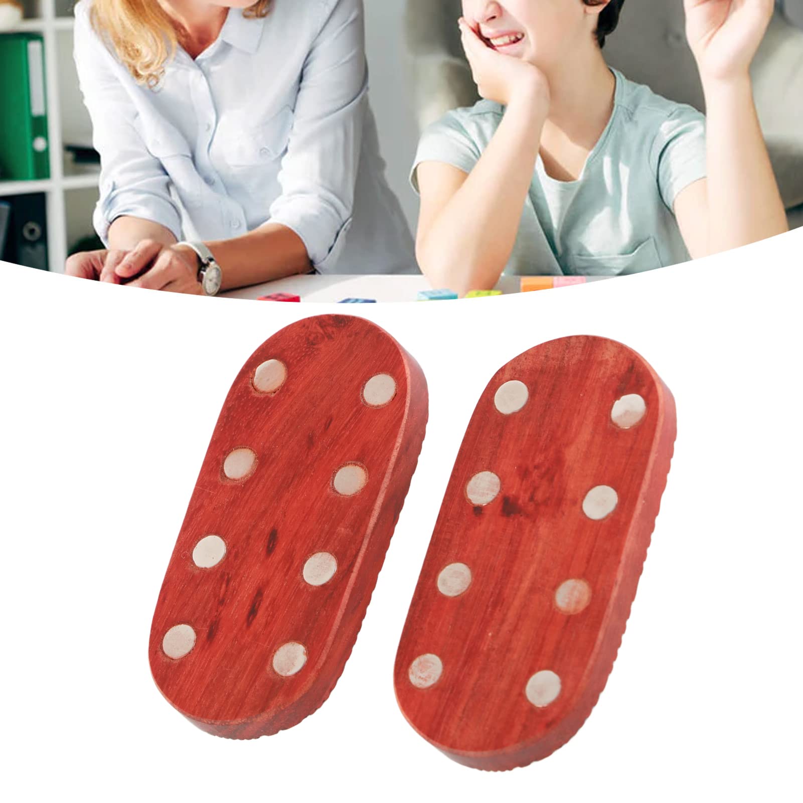 Fidget Zabawki dla Dorosłych, Zabawki Antystresowe, Fidget Slider Czerwone Drzewo Sandałowe Relief Grawerowany Koniec Palca Fidget Slider Toy Fidget Spinners do Biura (Nieograniczone falowanie wody)