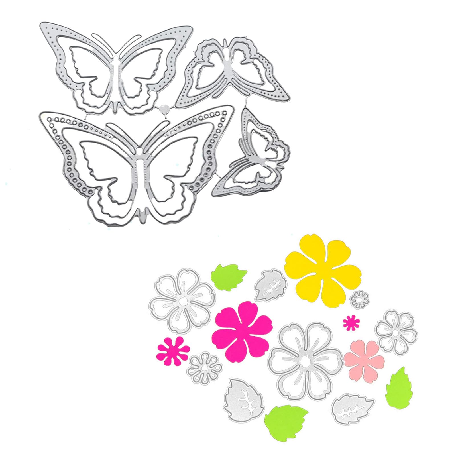 LIMEOW2 Sets Cutting Dies for Card Making: Butterfly Stencils, Die Cutting Dies, Cards, DIY Decorative Embossing, Scrapbooking, Gifts