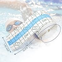 Vista 2 de OBTANIM Cinta adhesiva transparente impermeable para vendaje de piel para cuidado posterior de tatuajes (2 x 394 pulgadas)