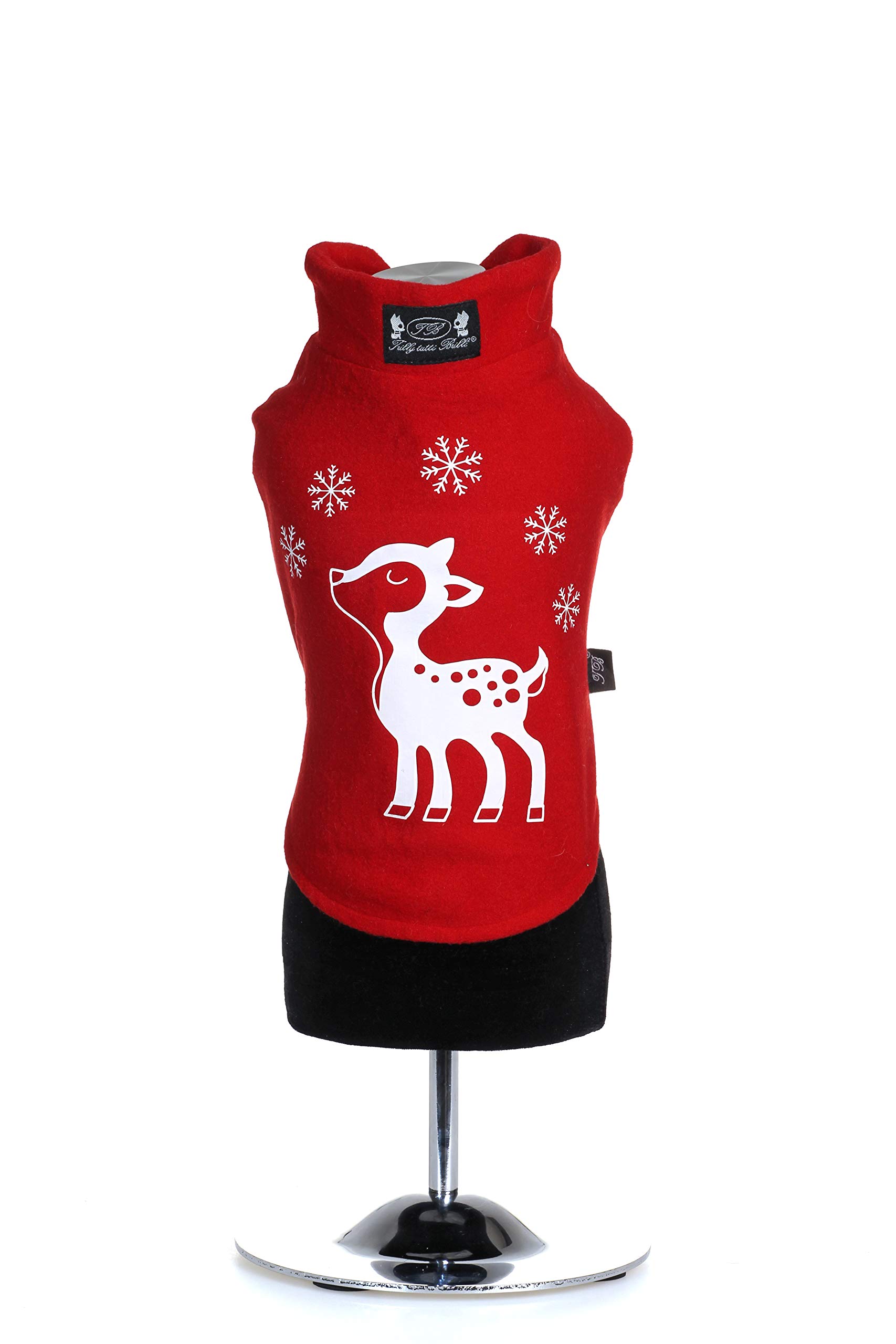 Sweat Nevia rouge XXS ajusté fini les pulls trop grands et informes