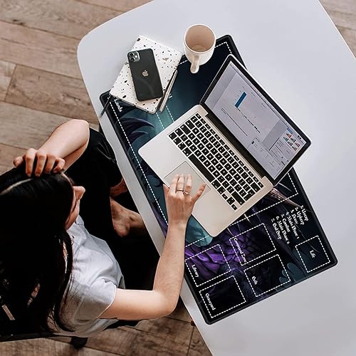 Miniatura 5 de Tapete de juego MTG cosido con zona mágica para juegos de cartas MTG, tapete de escritorio Commander para juegos de mesa, tapete de duelo de