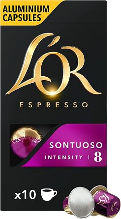 L'Or Espresso Café Cápsulas Sontuoso - 10 Cápsulas Compatibles Nespresso :  Amazon.es: Alimentación y bebidas