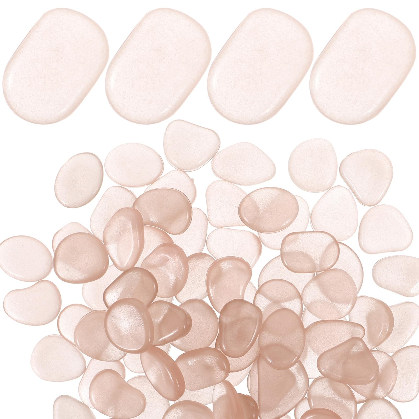POPETPOP 500kawałki Kamienie Akwarystyczne Compact Pebbles Do Akwarium Dekoracyjne Kamienie Do Stawów Naturalne Żwirki Akwarium