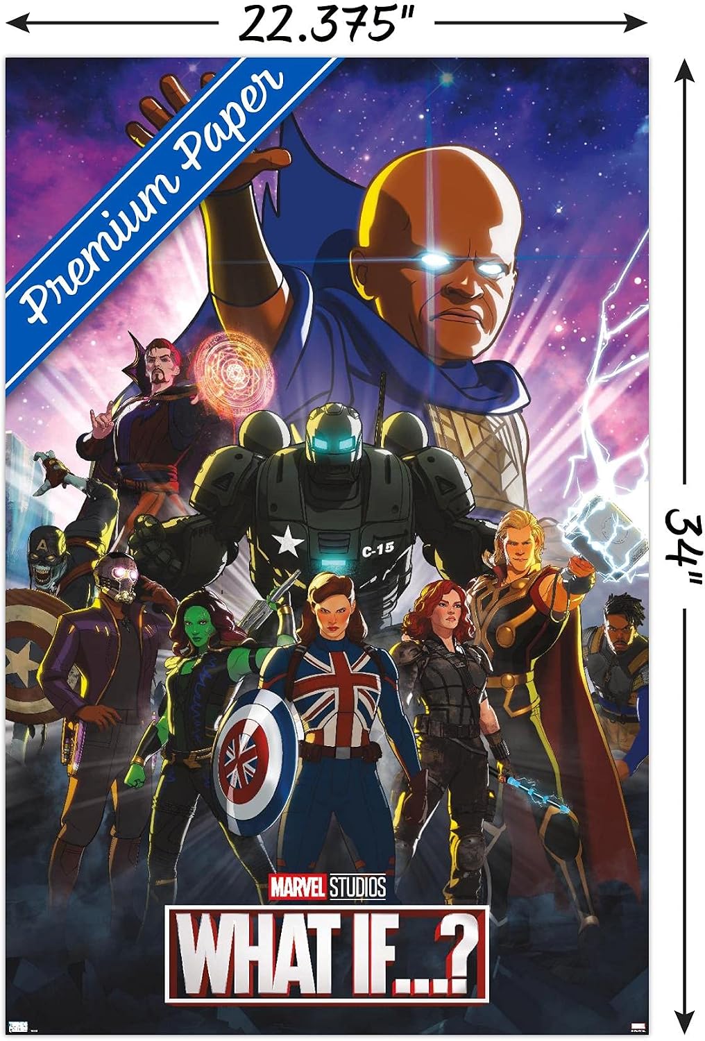 Trends International Marvel What If? - Group Wall Poster, 22.375" x 34", Premium Unframed Version
