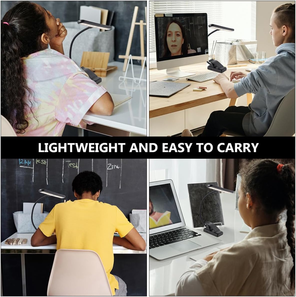Beavorty 27 LED Rechargeable Music Score Clip on Lamp for Piano Stands