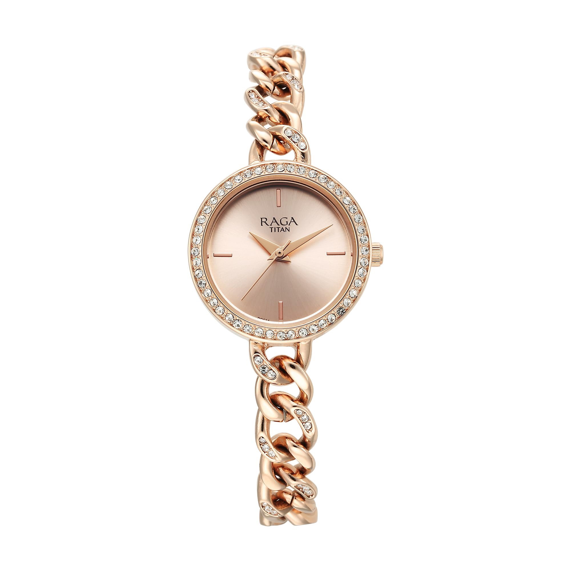 Titan Brass Analog Rose Gold/Copper Dial Womens Watch-95288Wm01, Band Color-Rose Gold (B0CVTW6RG5) Amazon Price History, Amazon Price Tracker