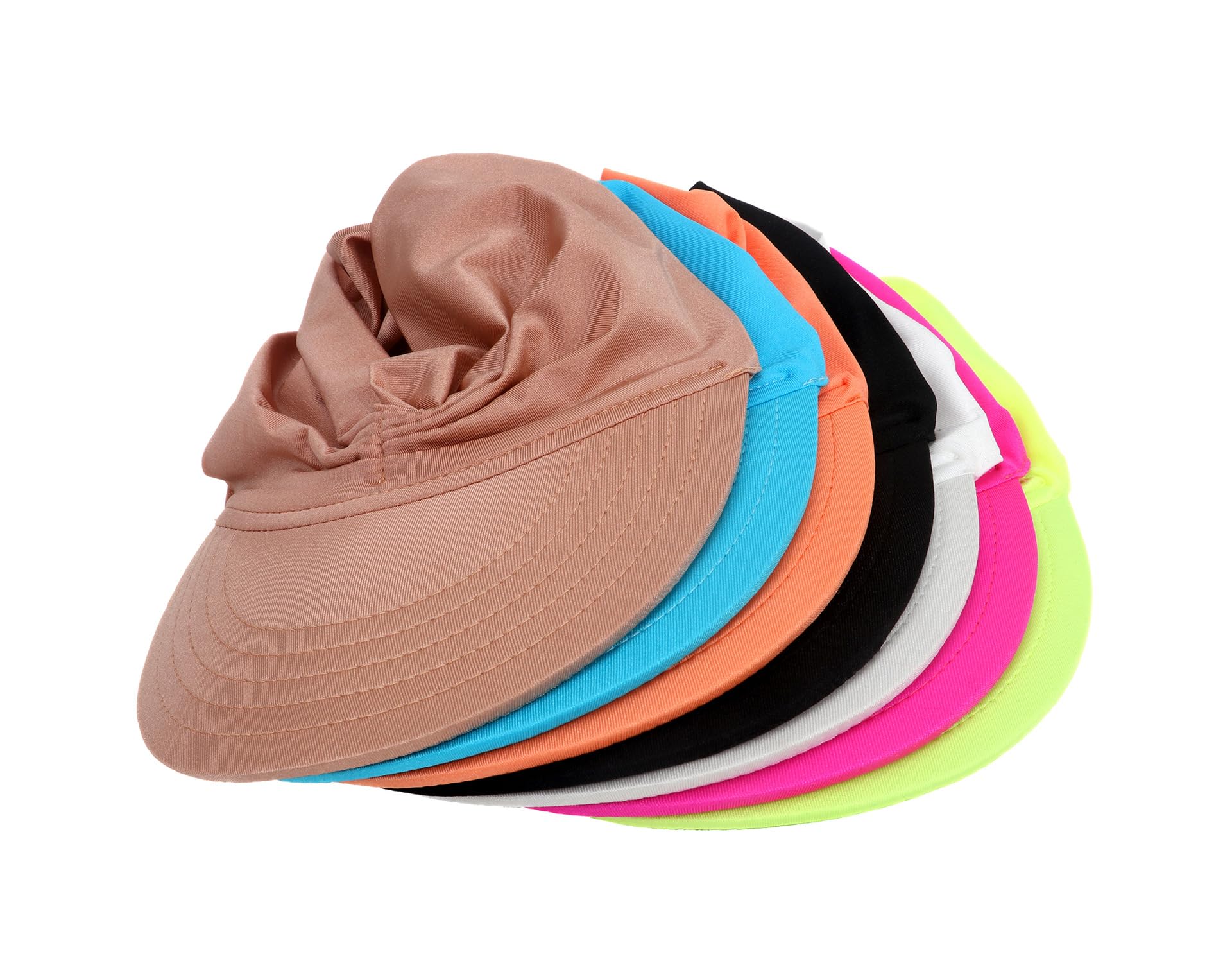 YAMEE Visera Solar para Niños y Niñas de 1 a 9 Años,Large Brim Visera de Playa para Niños Suave Transpirable,Gorra Deportiva de Verano con Protección UV,Gorra de Aire,para Vacaciones,Camping,Ciclismo
