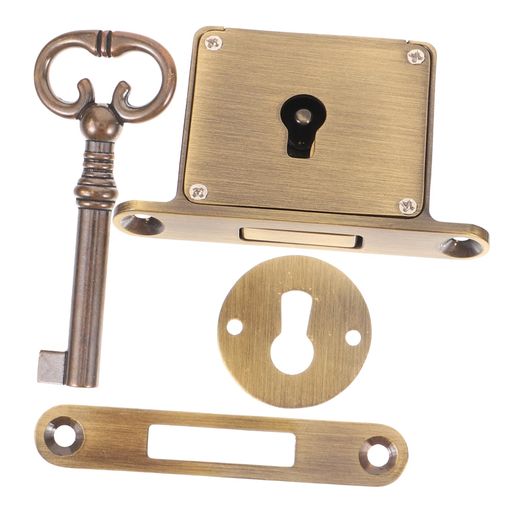 Serrure de tiroir laiton style antique pour sécuriser les secrets de votre bureau