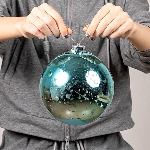 Miniatura 456 de XmasExp Juego de 24 mini esferas de Navidad inastillables para bolas de árbol de Navidad de 1.181 in/1.18 pulgadas (oro rosa)