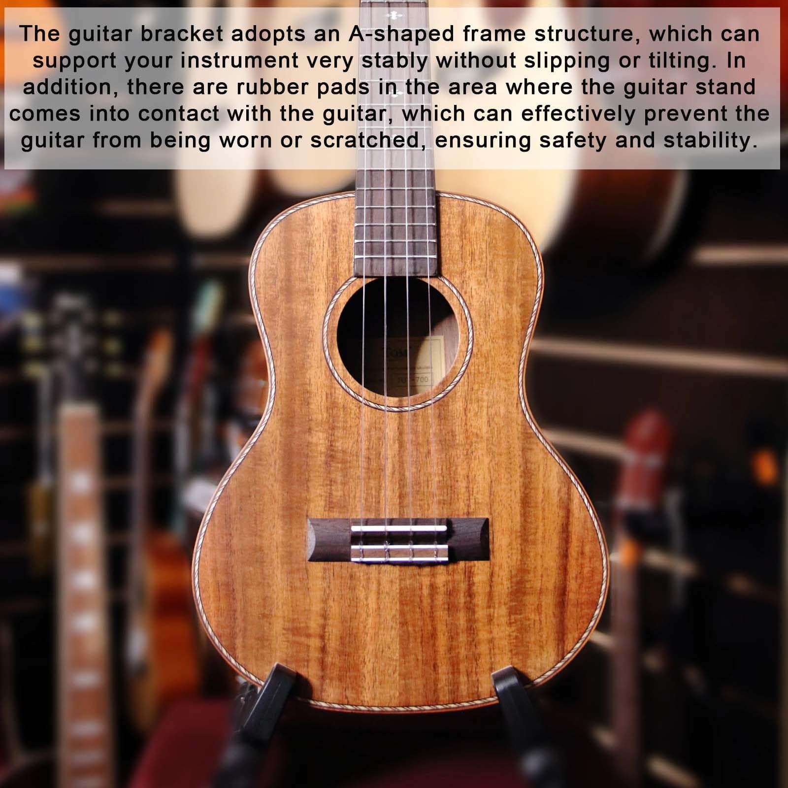 Supporto Per Chitarra Pieghevole A Forma Di A - Universale, Regolabile E Portatile Per Chitarre Elettriche E Acustiche - Foto 11