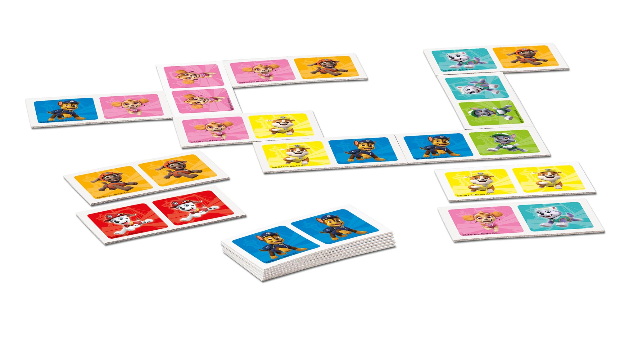 Ravensburger Mitbringspiel - 20845 - Paw Patrol Domino - Das bekannte Legespiel für Kinder ab 3 Jahren