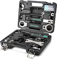 CYCLISTS 23-Piece Bike Tool Kit - Professional Mountain & Road Bike Repair Set with Hard Storage Case