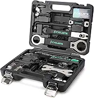 cyclists Kit de ferramentas de bicicleta de 23 peças – Compatível com caixa de ferramentas de reparo de bicicleta – Conjunto de ferramentas de manutenção de bicicleta de montanha/estrada com estojo de