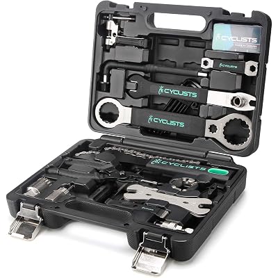23 Piece Bike Tool Kit - Bicycle Repair Tool Box Compatible - Mountain/Road Bike Maintenance Tool Set with Storage Case